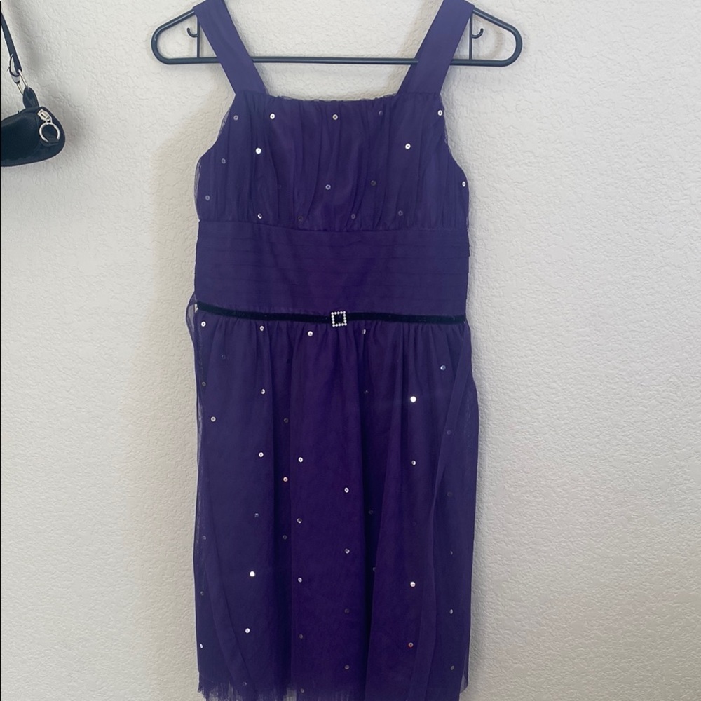 Elegant Purple Kids Dress